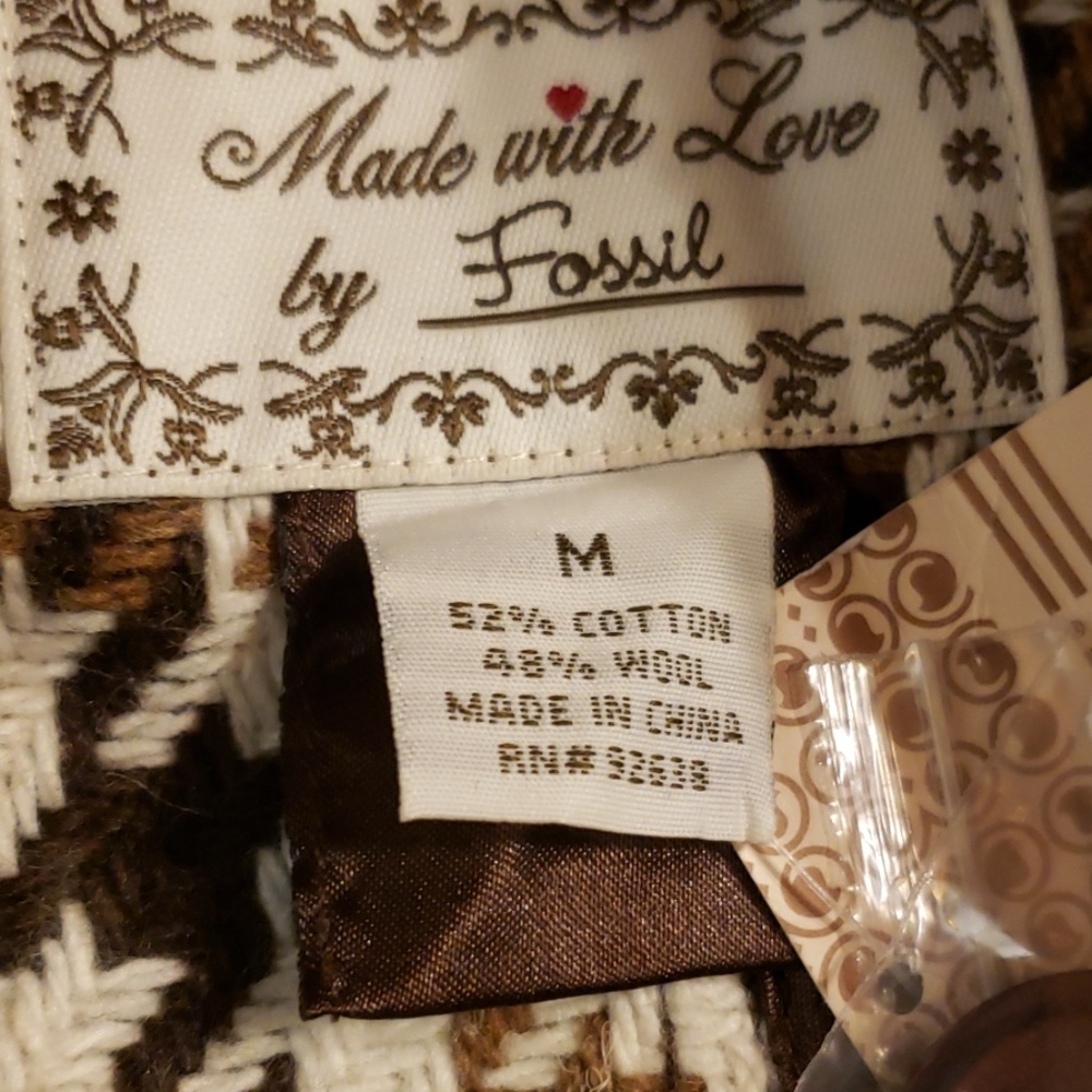FOSSIL Made With Love Jacket Size Medium - Picture 7 of 14